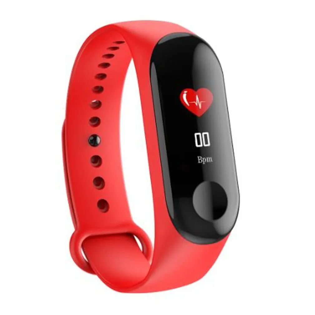 Браслет часы ремешок цифровые красные светодиодные рекламный подарок с