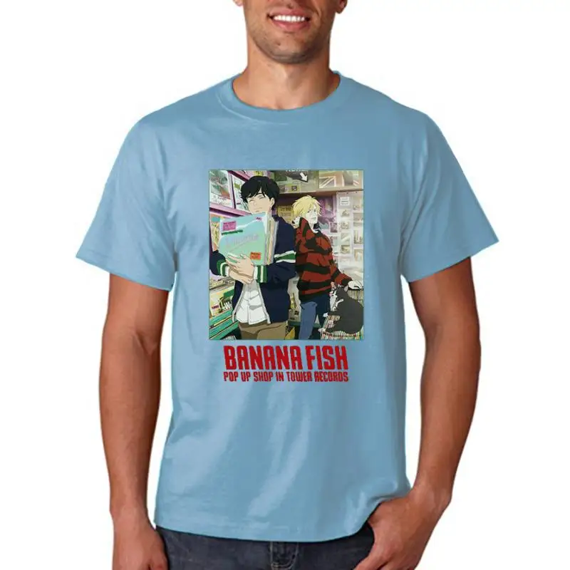 

Женские футболки с рисунком банановых рыбок, свободная качественная одежда в эстетическом стиле с короткими рукавами, Универсальные женск...