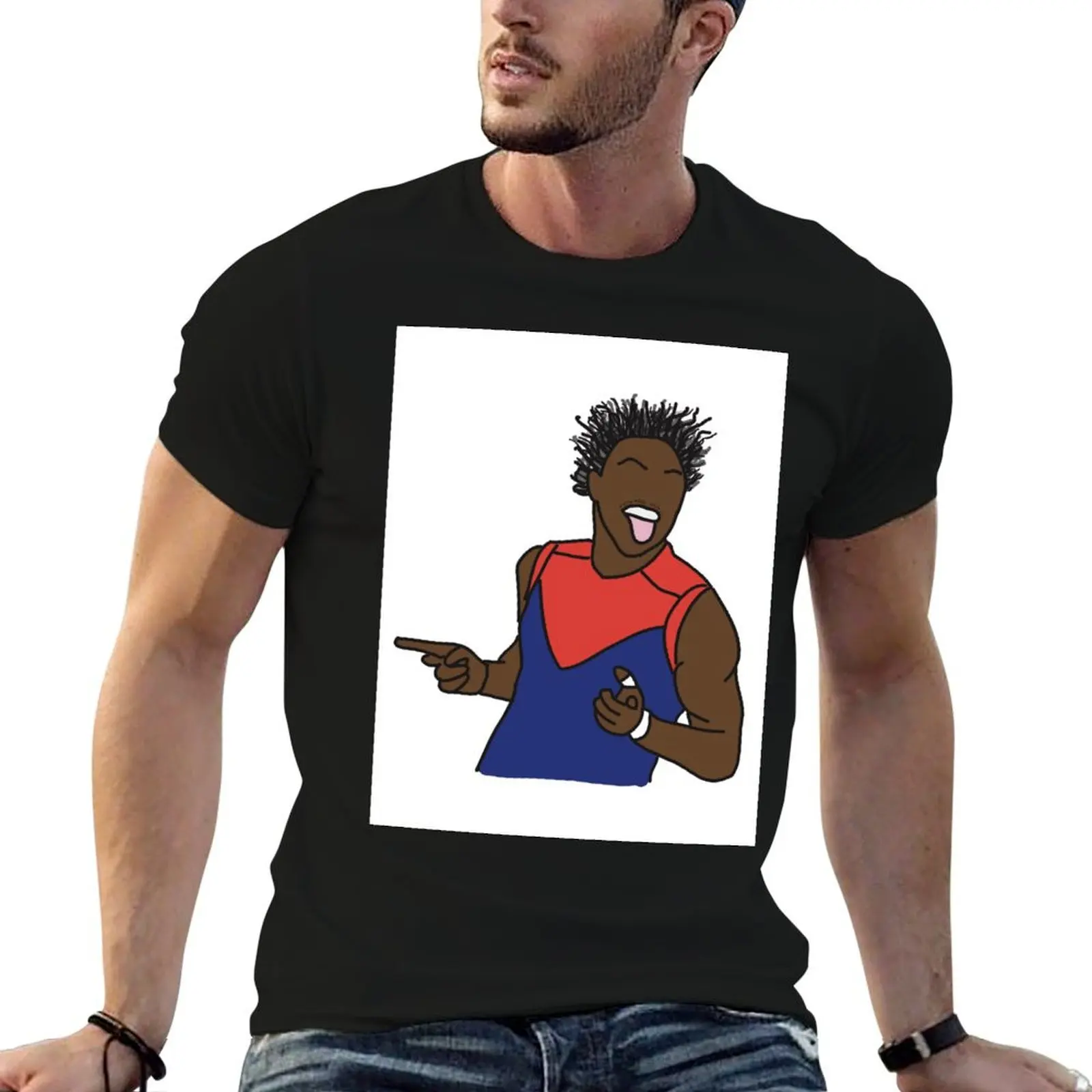 Футболка Kysaiah Pickett винтажная футболка с аниме футболки топы для мужчин хлопок