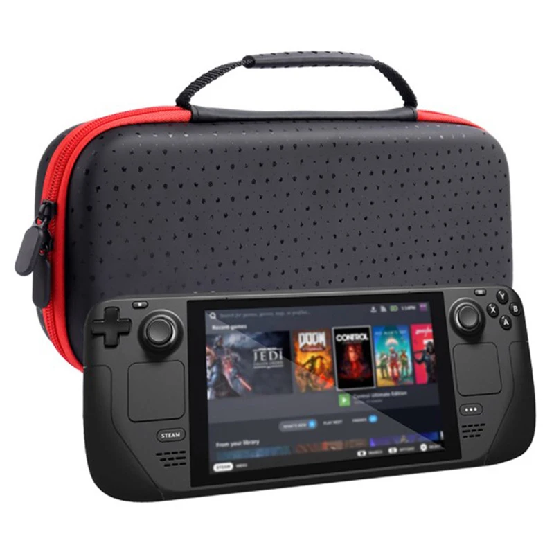 

Жесткий чехол для переноски, чехол для путешествий, сумка для хранения, совместимая с палубой, аксессуарами для игровой консоли, контроллера