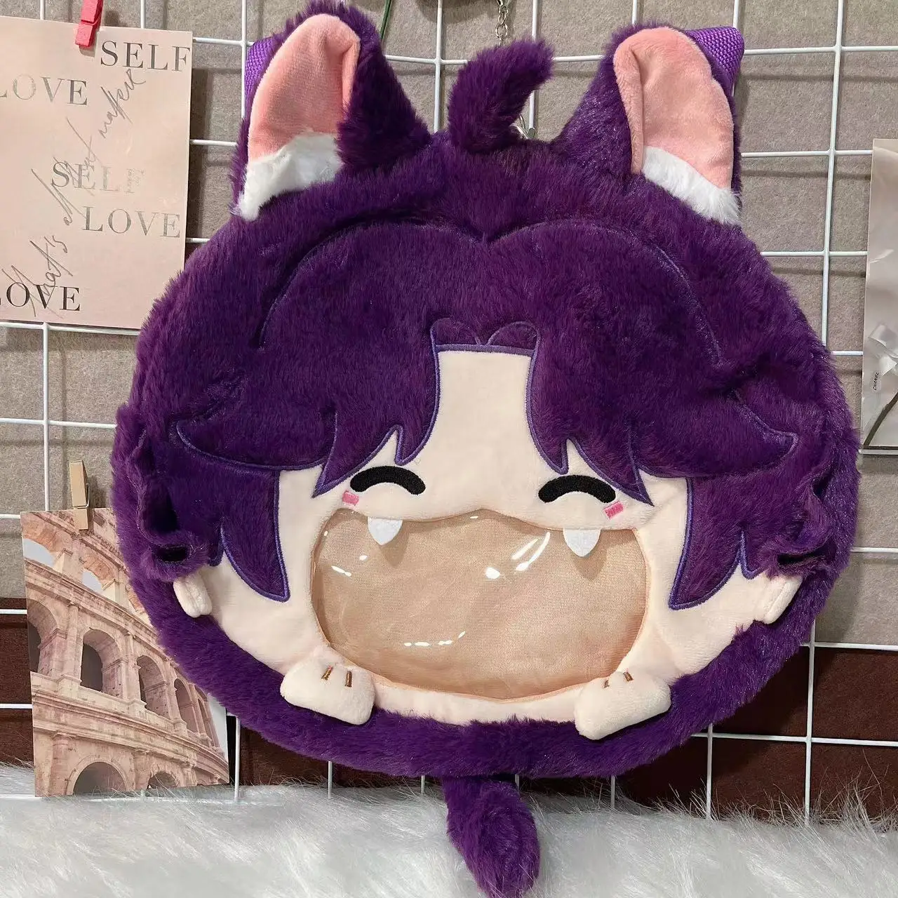 Аниме Love and Deepspace Rafayel Zayne Xavier пушистый рюкзак для косплея мультяшный с большим