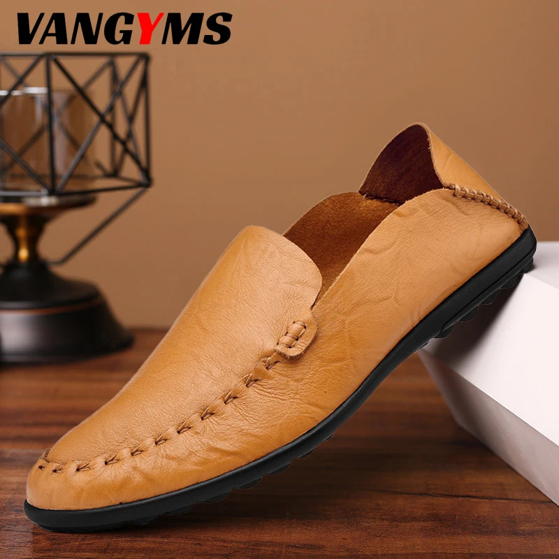 

Loafers Men's Fashion Casual Shoes 2022New Spring Comfort Flats Moccasin Classic Leather Men's Shoes Chaussure Homme Luxe Marque