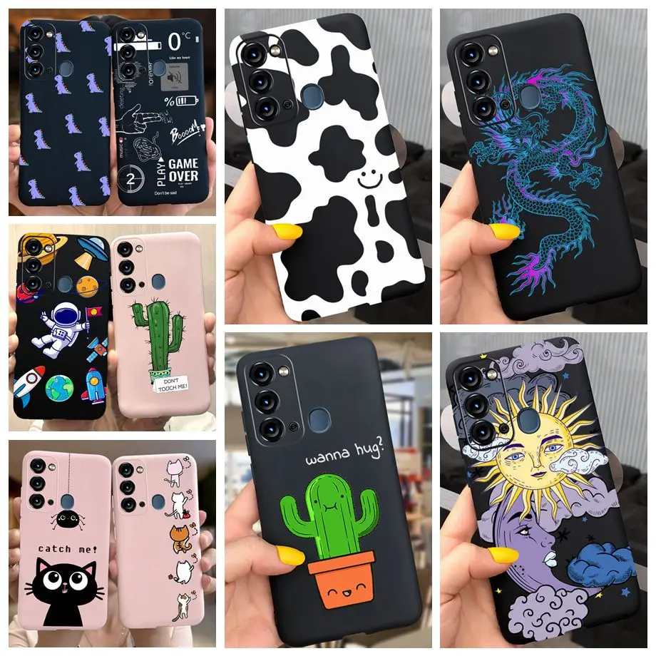 Чехол для ITEL Vision 3 Vision 1 Pro 1 Plus, чехол с милым мультяшным драконом, астронавтом, задняя крышка для Vision3 Vision1Plus 1Pro, мягкий чехол