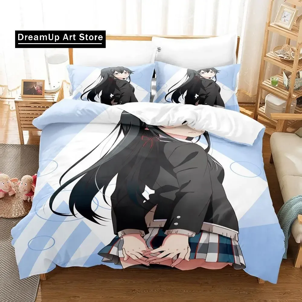 3d аниме My Teen Романтическая комедия SNAFU Комплект постельного белья Single Twin Full Queen King