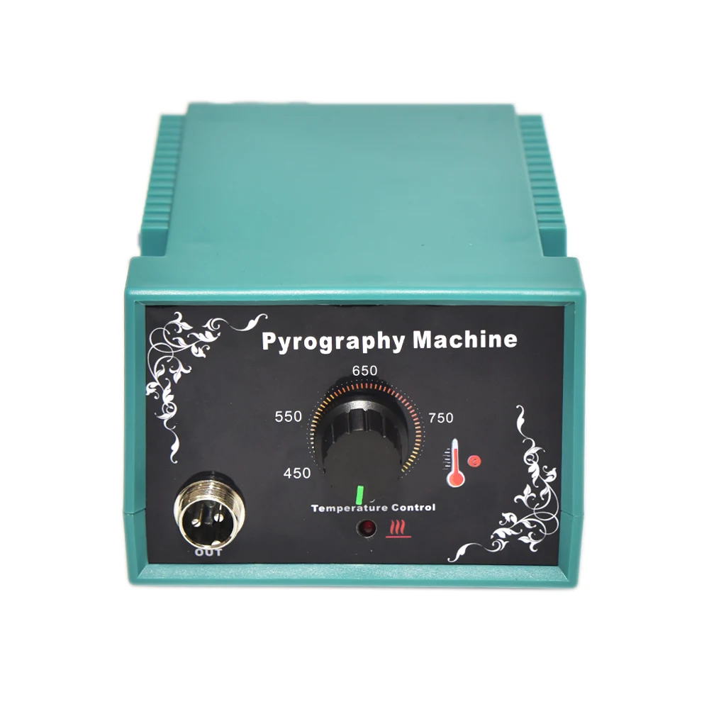 Паяльная машина для дерева 220V EU с регулировкой температуры и 21 насадкой 40W.