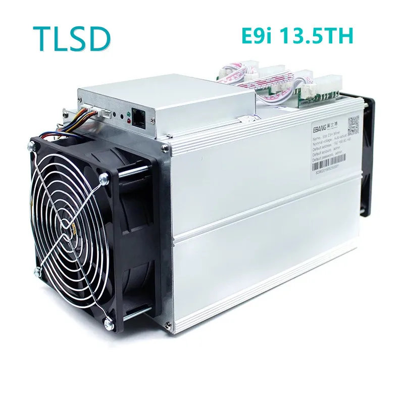 

TLSD Used Ebang E9i 13.5TH Bitcoin Mining Machine with Power Supply