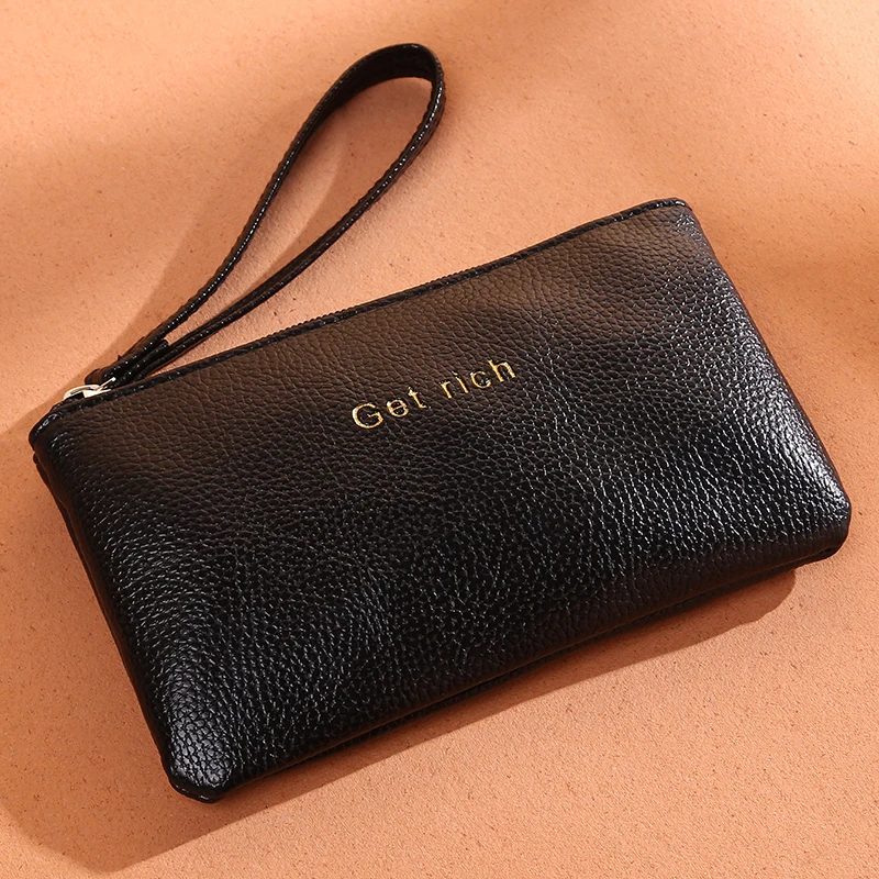 Женские винтажные кожаные кошельки для женщин монеты маленький молнией деньги сумки держатель карт ключевое кольцо сумочка женский клатч.