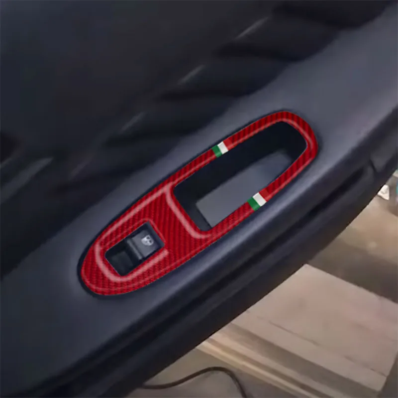 Декоративная рамка для двери красные автомобильные наклейки из углеродного