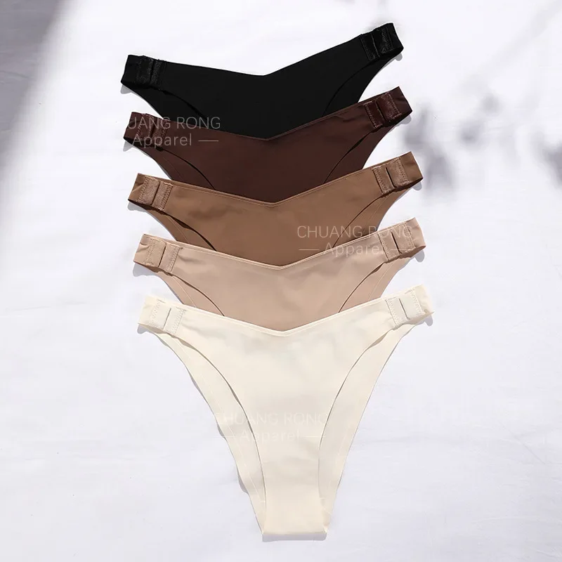 

Sexy seamless ice silk panties large size simple breathable low-waist quick-drying pure cotton no-take-off women's briefs