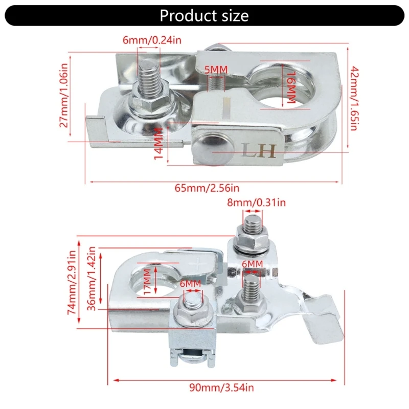 Отрицательные клеммы аккумулятора с быстрым подключением обеспечивают