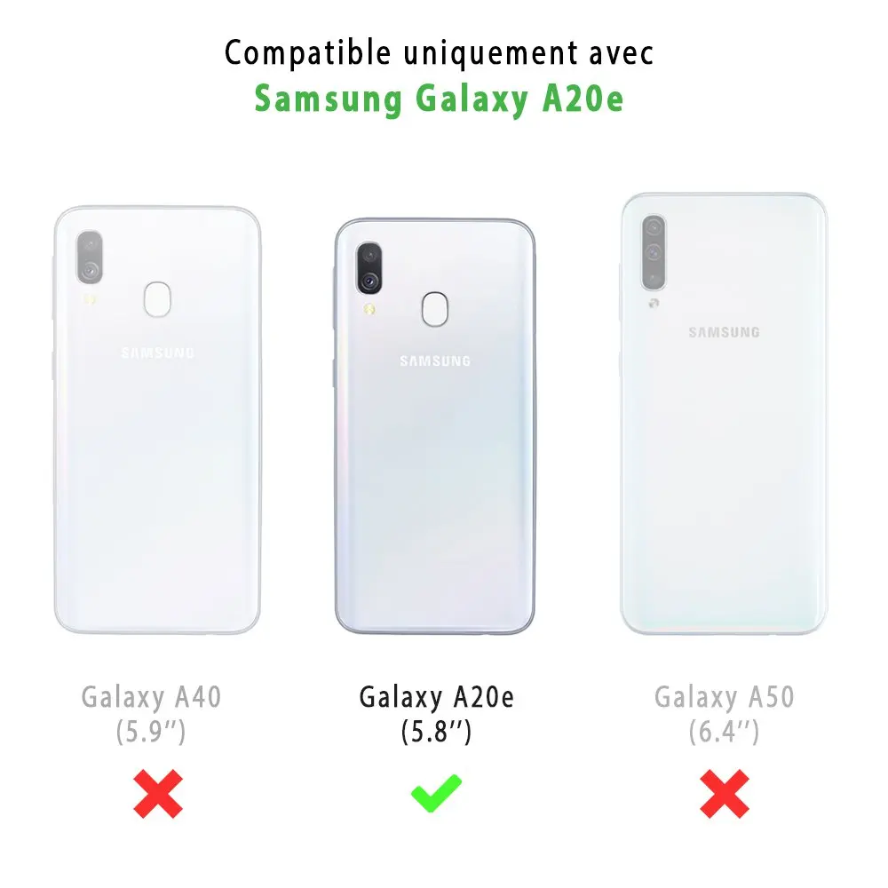 Coque Samsung Galaxy A20e 360 full transparent marble gray trendy shell Francaise. | Мобильные телефоны и аксессуары