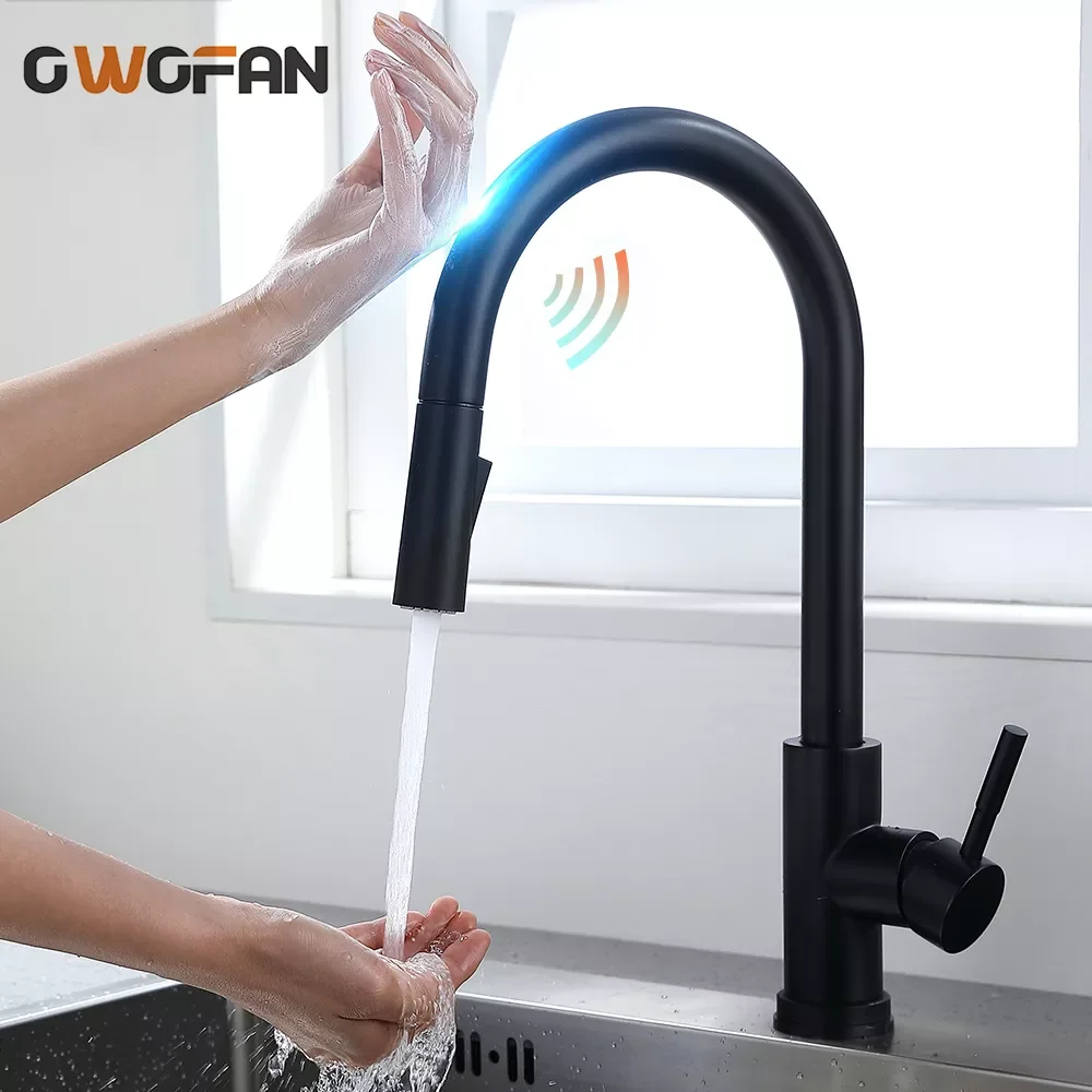 

Smart Touch Kitchen Faucets Crane For Sensor Kitchen Water Tap Sink Mixer Rotate Touch Faucet Sensor Water Mixer N22-195