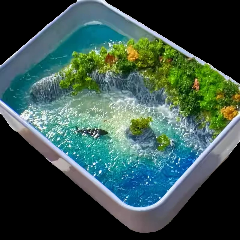 Миниатюрный пейзаж из полимера ipuranol