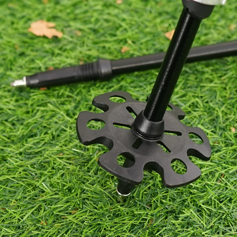 

Outdoor Climbing Trekking Pole Tips Snow Flake Mud Ski Basket Walking Stick Basket Cap Guard Replacement Hiking Accessory5PCS