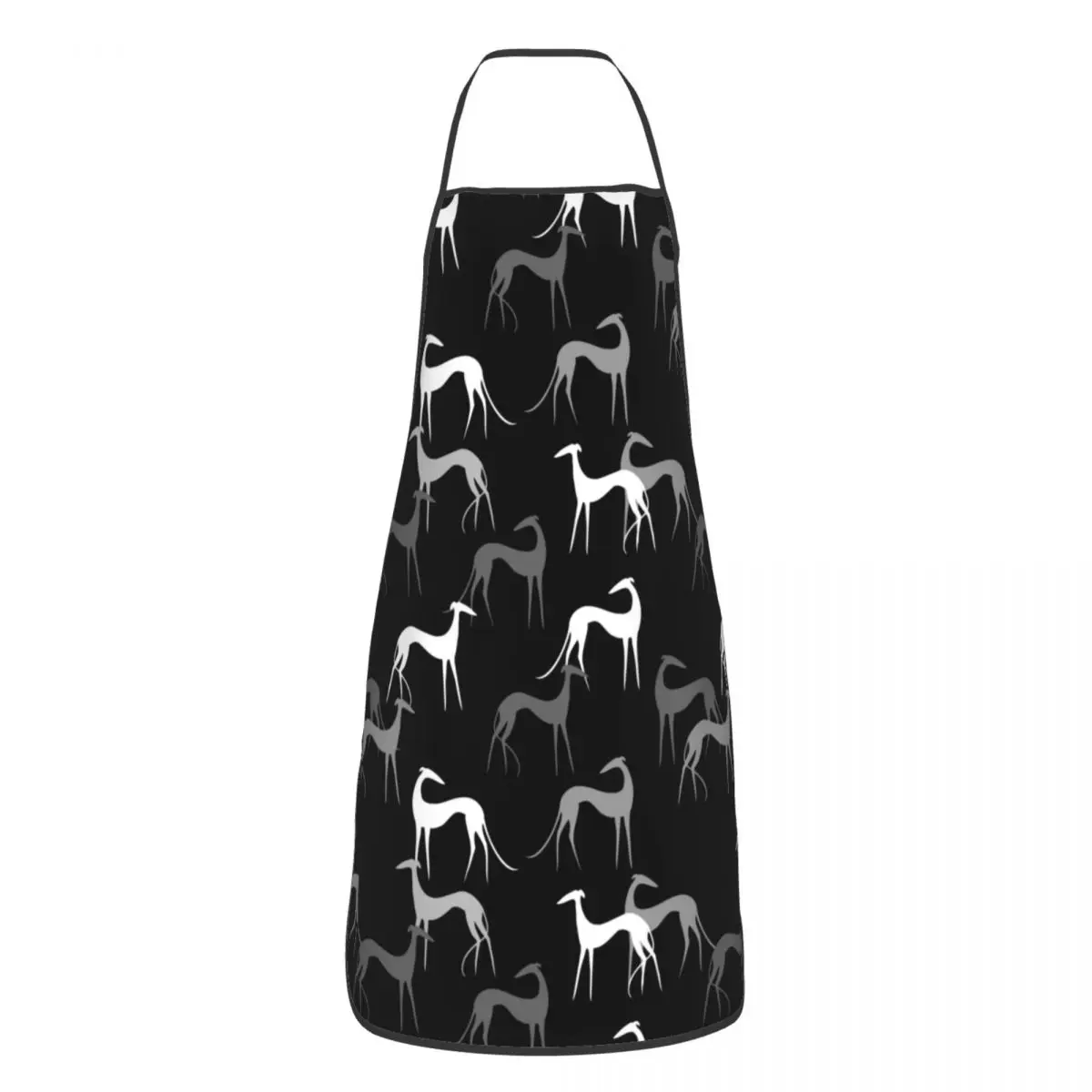 

Фартук унисекс для мужчин и женщин, милая кухонная нагрудная утварь с изображением милого прицела, грейкеров, собак, шеф-поваров, для приготовления пищи