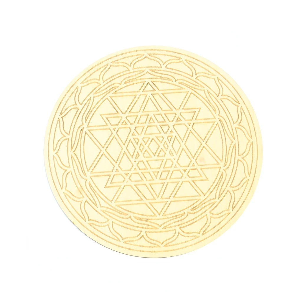 S Yoga Meditation Therapy Energy Mat Coaster Base Altar Witchcraft Divination Rituals Supplies