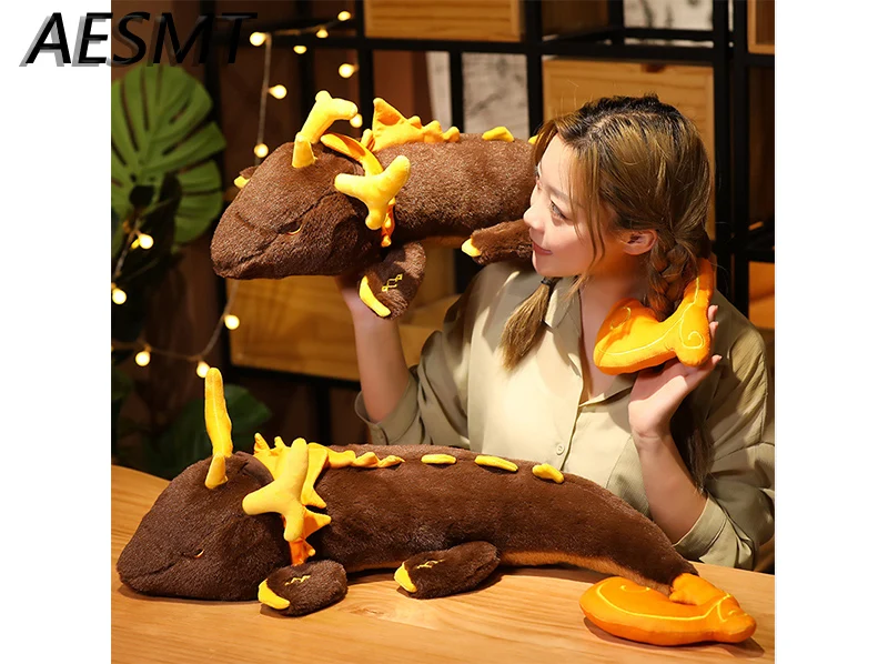 Game Genshin Impact Morax Dragon Plush Doll Pillows Cartoons Cute Cosplay Costume Props Dragon Toy Stuffed Pillow Gifts Party