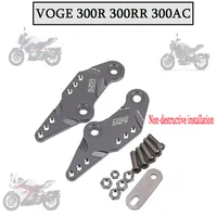 motorcycle front footrest foot pegs pedals raise back shift bracket footrests support bracket for loncin voge 300rr 300ac 300r