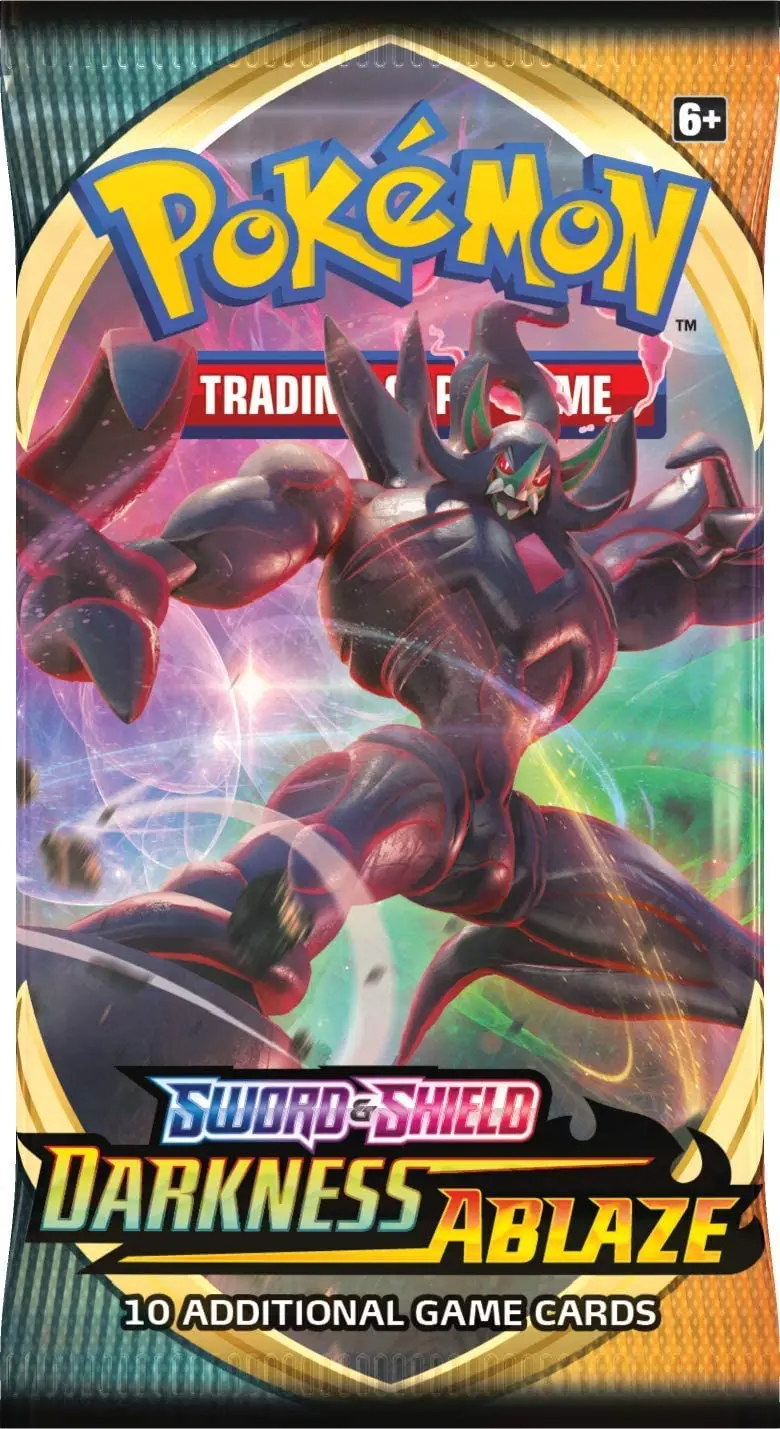324 шт./кор. Pokmon TCG: Sword & Shield Dark Ablaze Коллекционная торговая карточка игровые