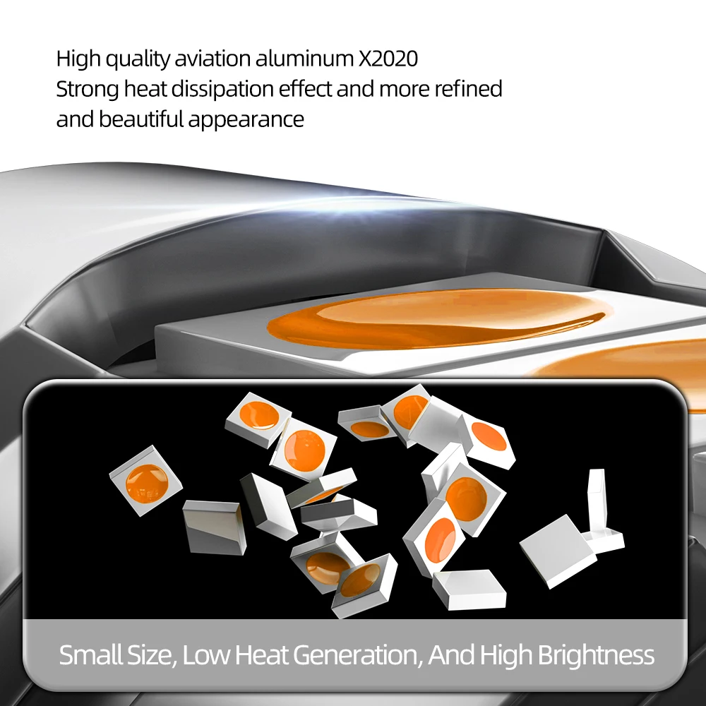 Аксессуары для фрикционных горелок Canbus Fiat 500 серии 2007-2018 стоп-сигналы 3600LM 8-18 В