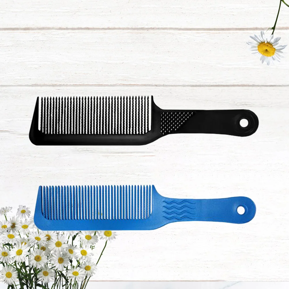 

2PCS Antistatic Combs Anti-Static Comb Thick Hair Comb Hair Detangler Barber Comb Hairdressing Comb Thin Handle Comb