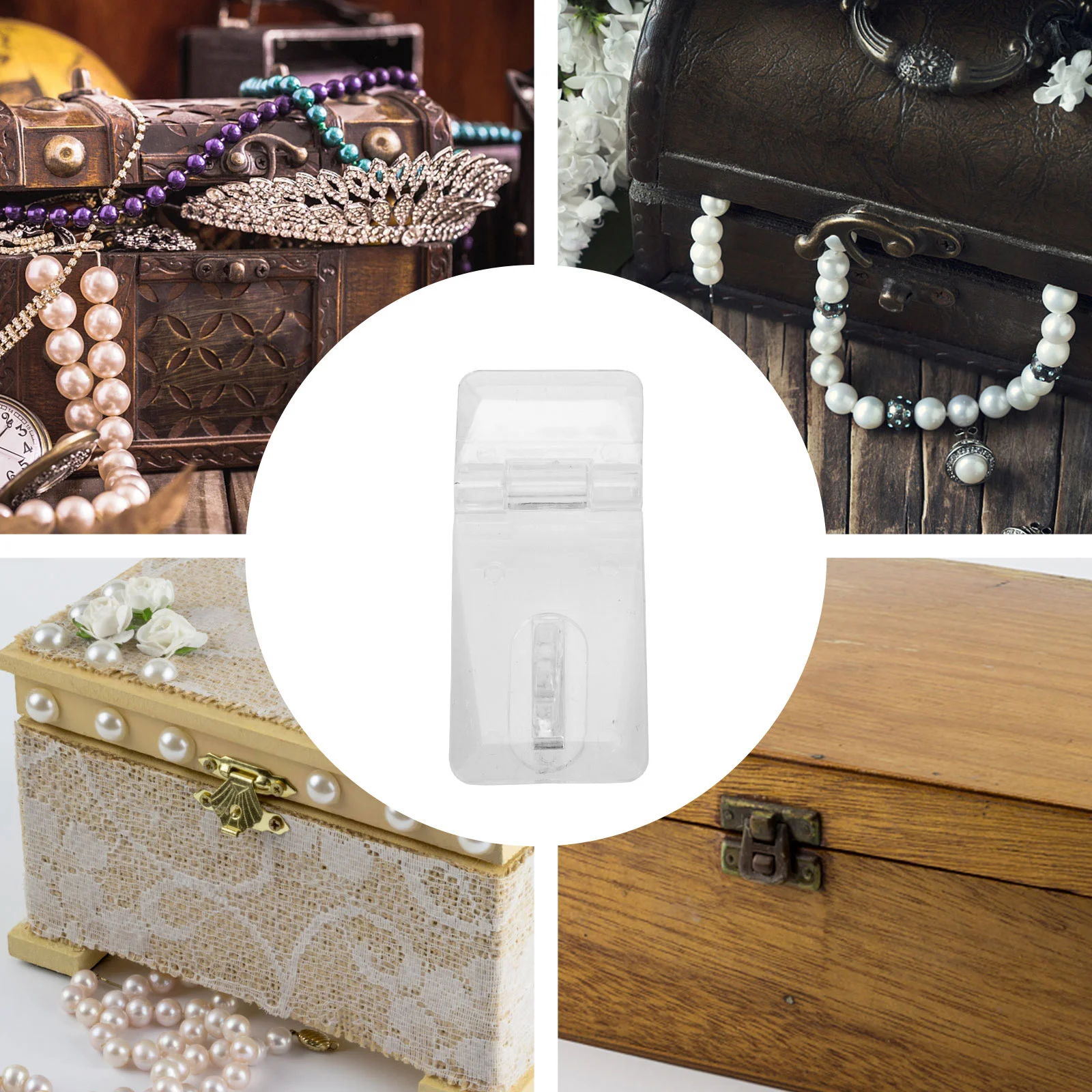 20 комплектов дверных замков для ворот замки шкафа прозрачные петли акриловые