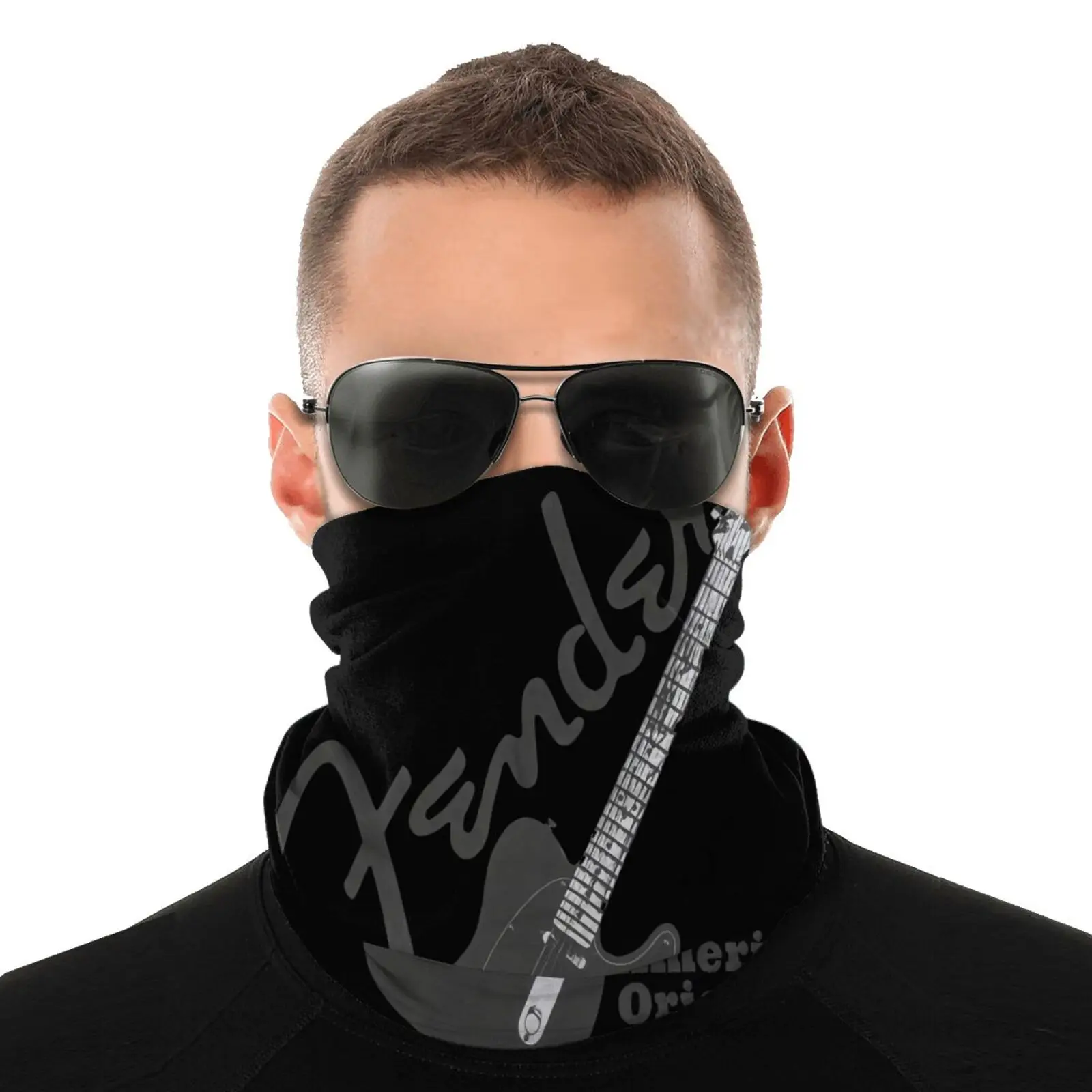 Электронные гитары Fender Цвет: американский серый мужская модель Мужская футболка