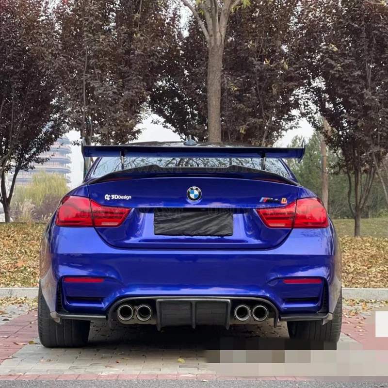 

Модифицированный спойлер из настоящего углеродного волокна GTS для багажника, автомобильный спойлер для BMW FF30 F32 F36 F10 E92 E93, спойлер для заднег...