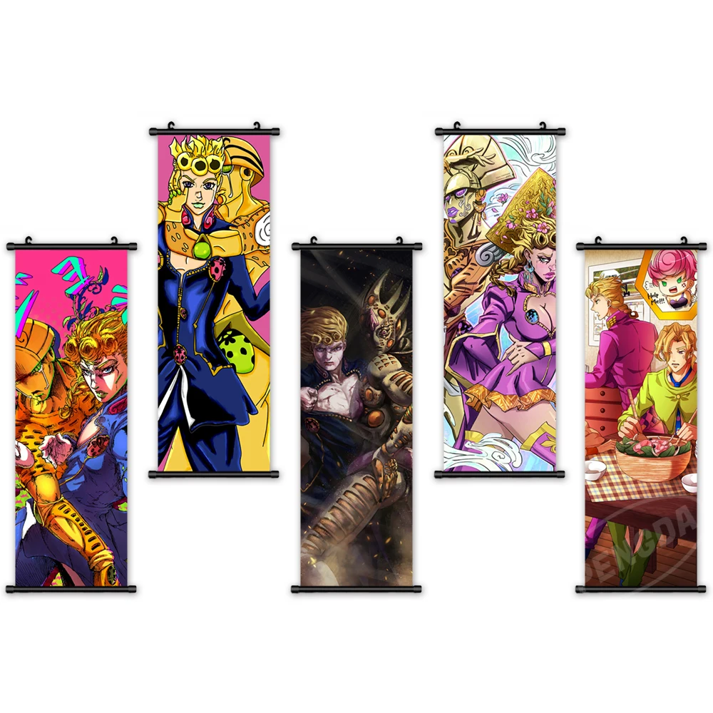 

Home Decor Wall Art Canvas Painting JoJo's Bizarre Adventure Print Posters Anime Modular Picture Cuadros For Bedroom No Frame