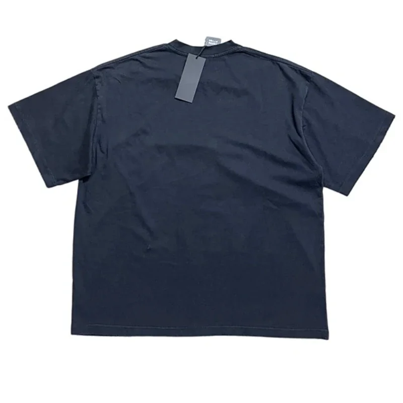 Фото Футболка с круглым вырезом Hole O-Neck Satoshi Outdoor Street с короткими рукавами для мужчин и женщин, дышащая, лучшего качества, в стиле ретро №5