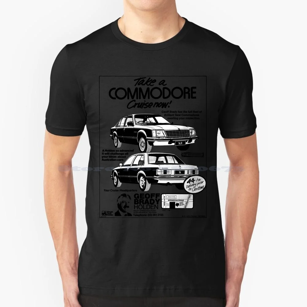 

Футболка с австралийскими машинами, 100% хлопок, ностальгия