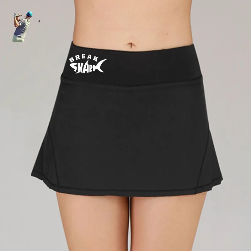 

Summer Sports Tennis Yoga Skorts Fitness Golf Skirt Breathable Quick Drying Women Sport Anti Exposure Golf Skirt