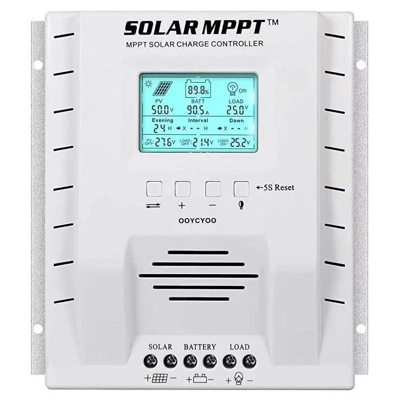 

Tengyu Tech Solar Controller MPPT 40A 60A Solar Charge Controller 12V/24V Maximum input 100V Solar Regulator