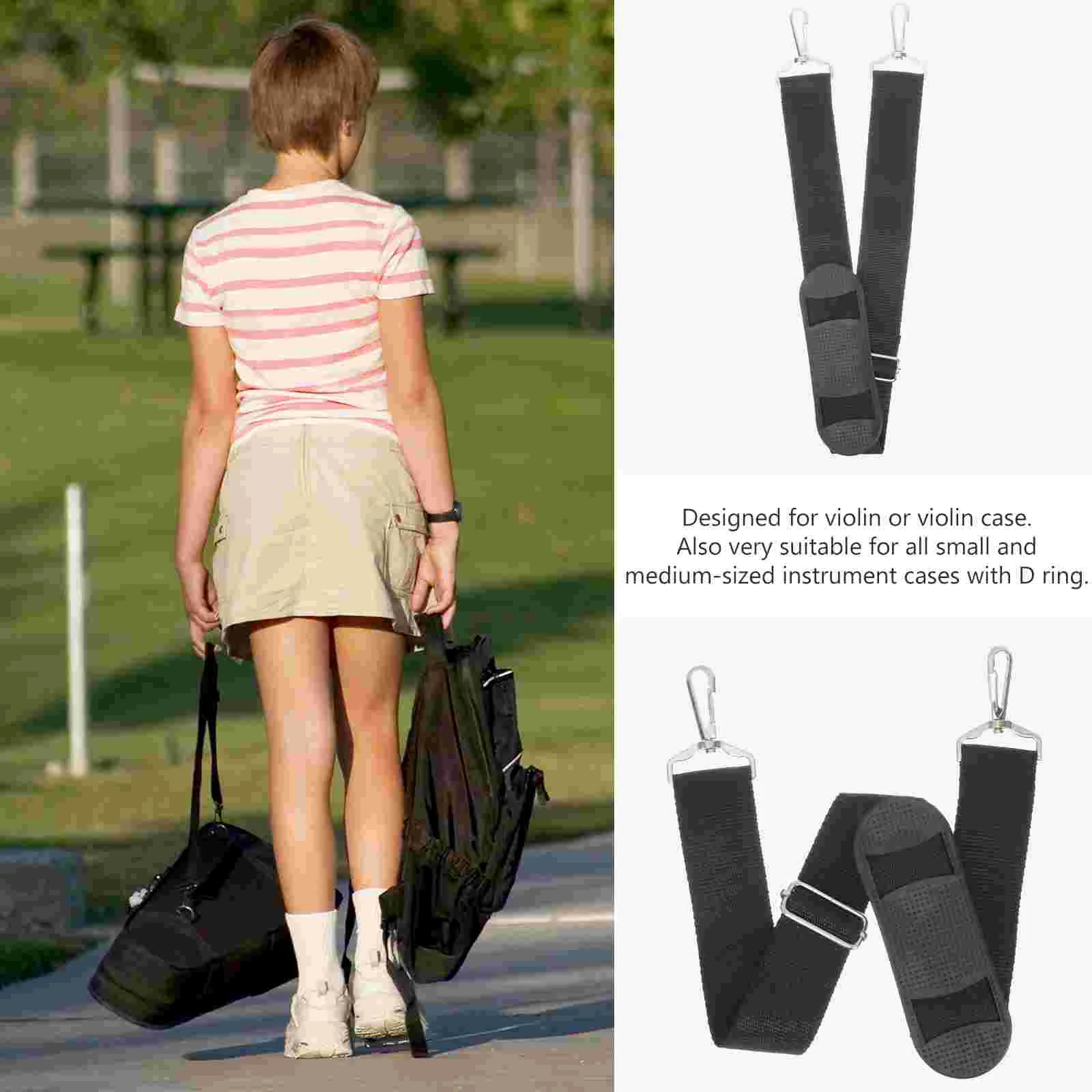 2 шт. чехол для скрипки сумка хранения дорожный ремень музыкальных инструментов
