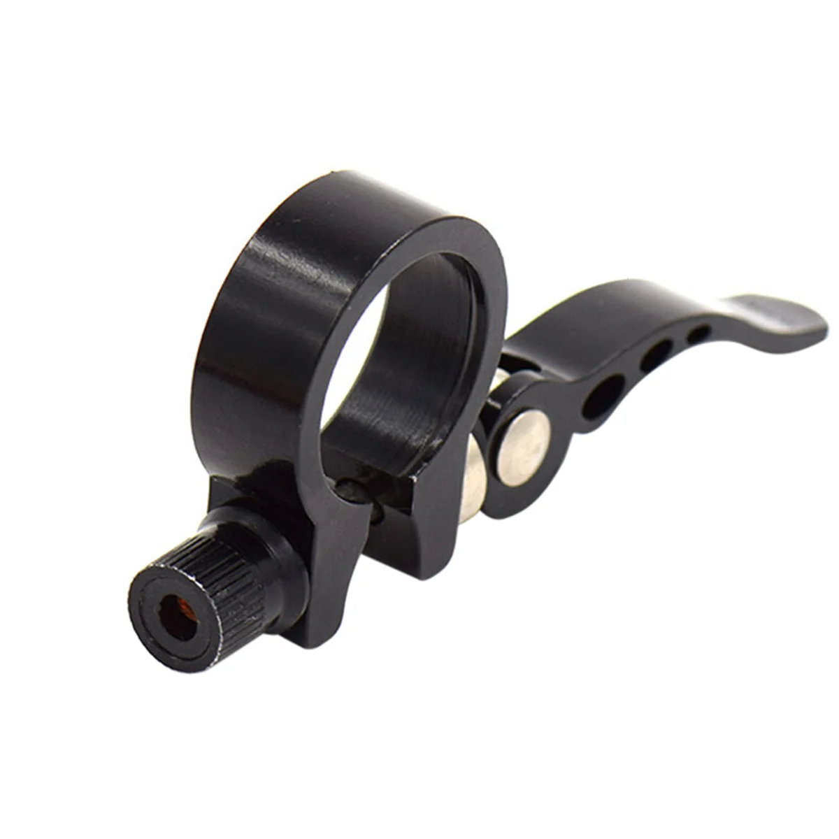 

31.8mm Aluminum Alloy Cycling Bike Quick Release Seatpost Clamp (Black)