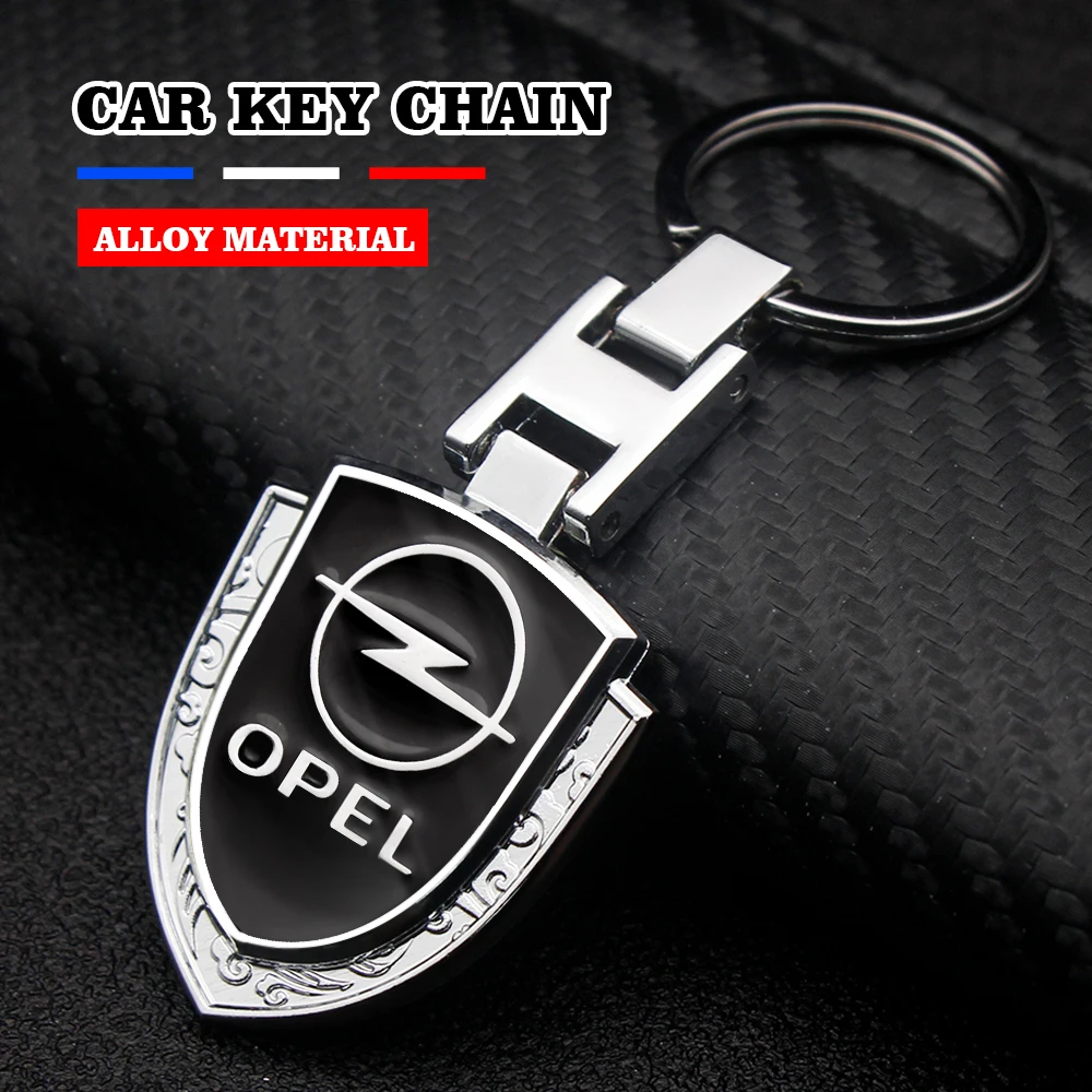 

Car Logo Keychain 3D Metal Shield Keyring Decoration Accessories Key Chain Gifts For Opel Astra H Astra J G Corsa Insignia Zafir