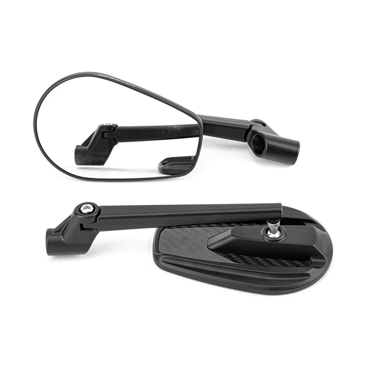 

Suitable for Electric Vehicles and Motorcycles CNC Aluminum Alloy Carbon Fiber View Reversing Rearview Mirror Ellipse