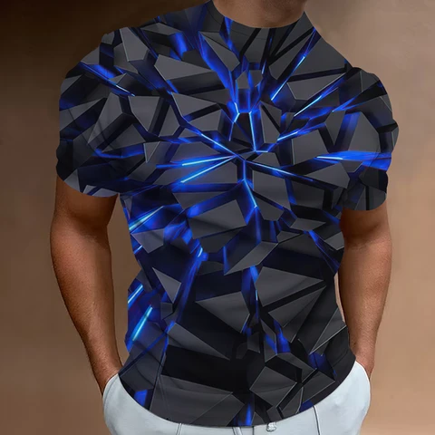 Модные мужские футболки с 3D-принтом, мужская одежда, уличный дизайнер, футболки большого размера с короткими рукавами, повседневная повседневная спортивная одежда