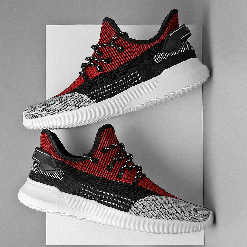 Xiaomi SALUDAS Men Sneakers Lightweight Running Shoes Breathable Casual Mesh Shoe Men Comfortable Lace-up Non-slip Walking Shoes