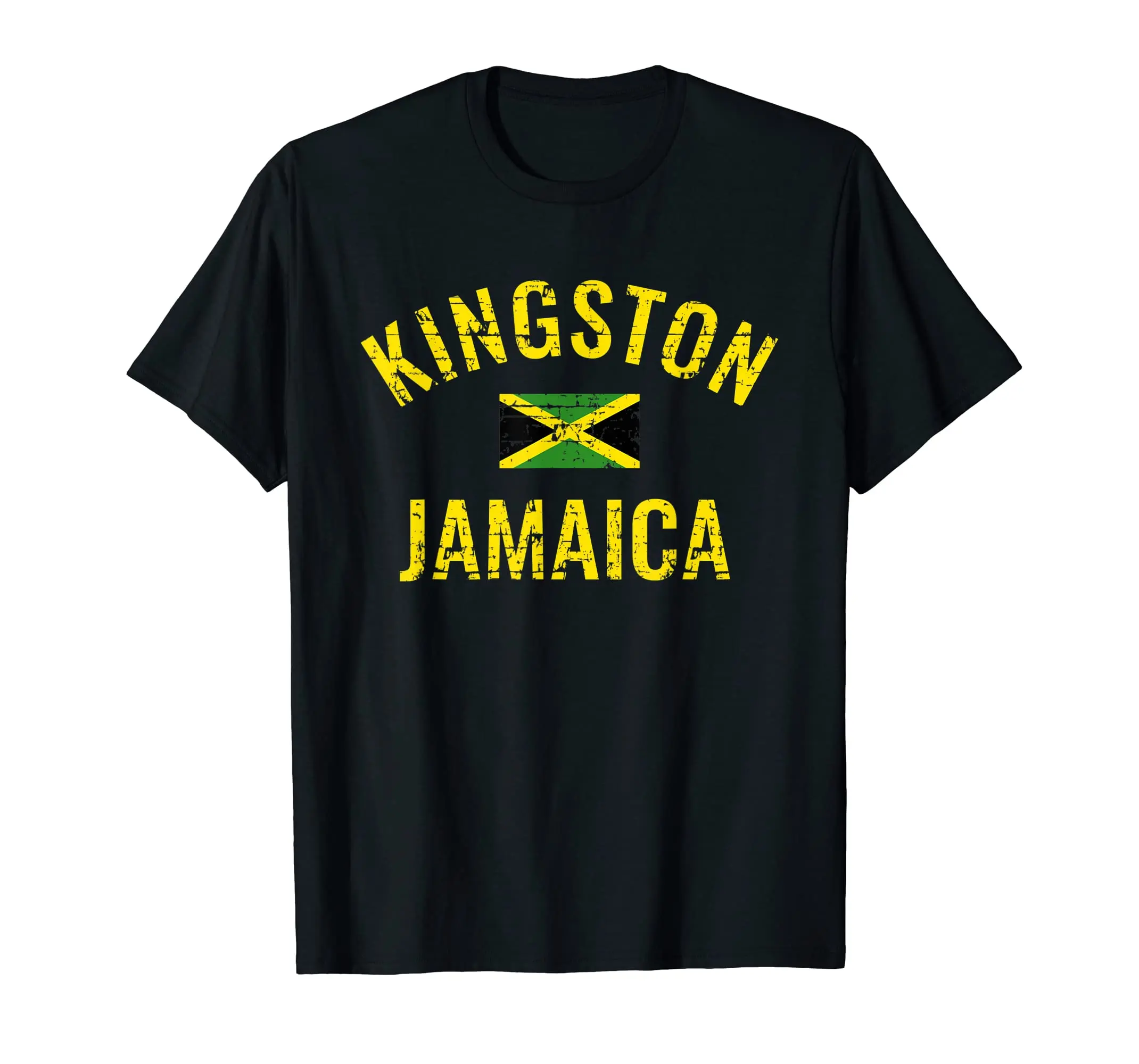 

100% Cotton Jamaican Kingston tshirt MEN WOMEN UNISEX T Shirts Size S-6XL