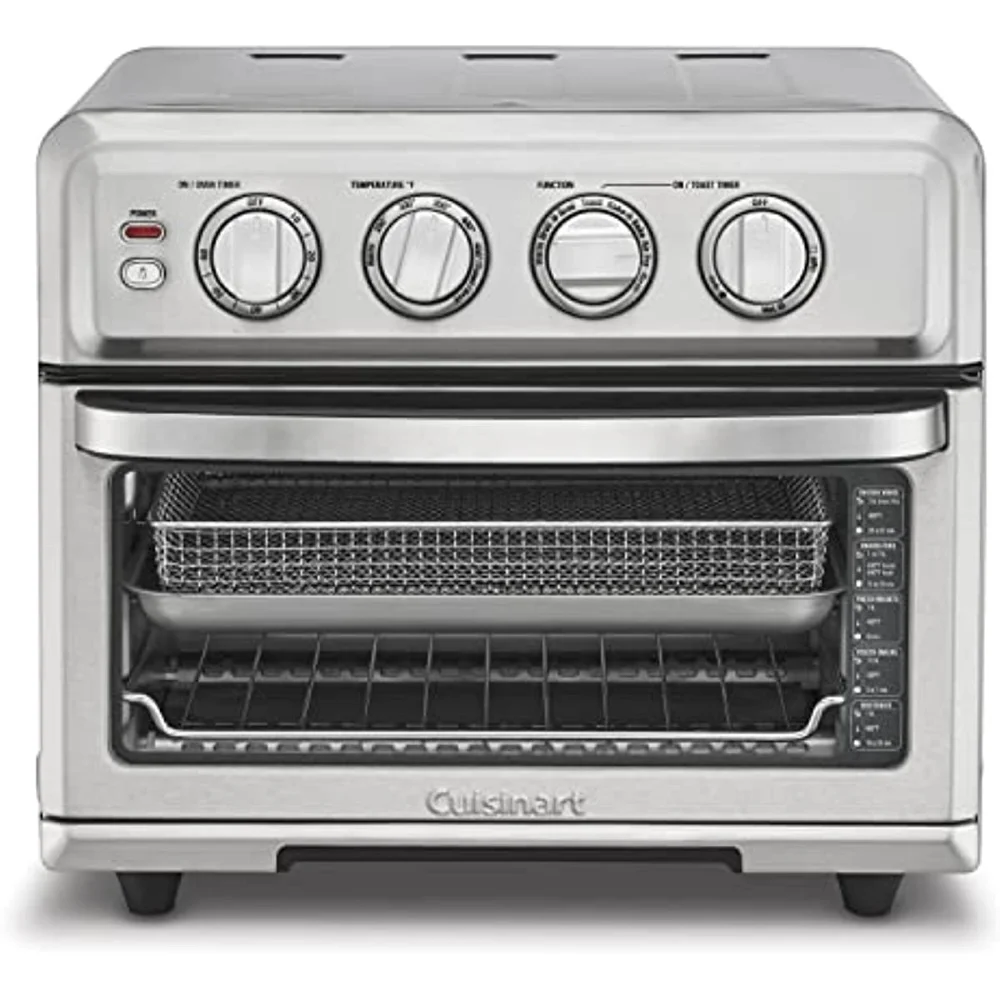 

Air Fryer + Convection Toaster Oven, 8-1 Oven with Bake, Grill, Broil & Warm Options, Stainless Steel, TOA-70