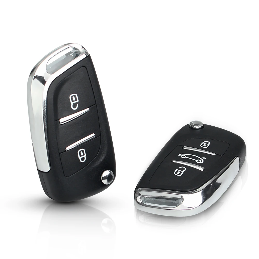 Модифицированный Автомобильный ключ KEYYOU ASK/FSK 433 МГц ID46 для Peugeot 306 407 807 Partner Citroen C2 C4