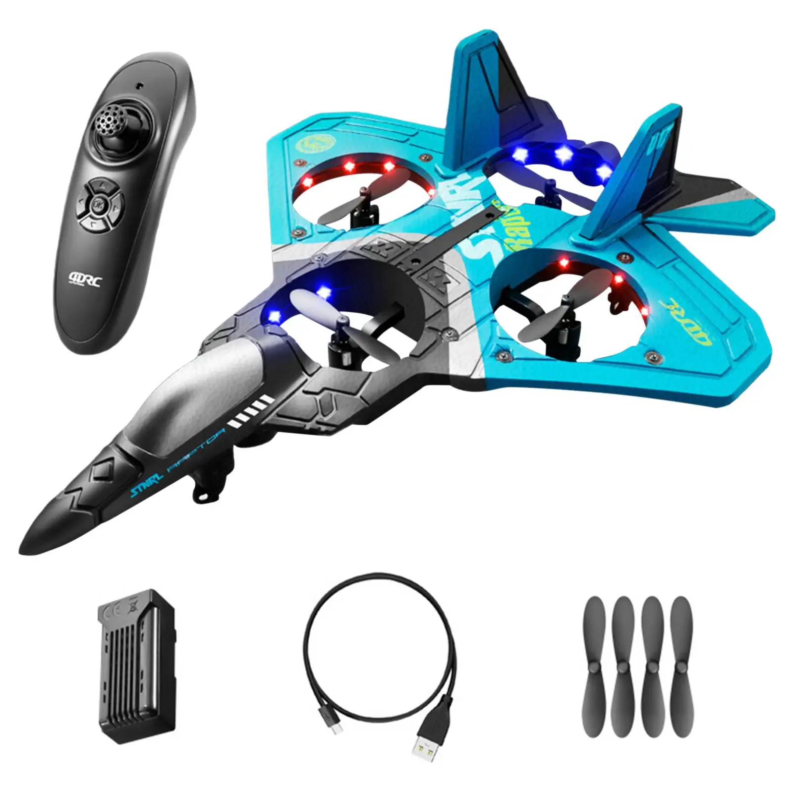 

2.4G Remote Control Aircraft 15 Mins Flight Time Lightweight Outdoor Toy RC Plane Glider for Children Kids Boys Christmas Gifts