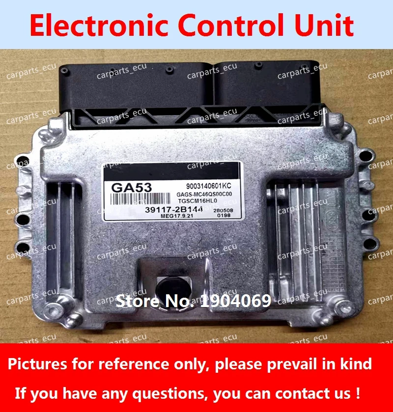 Для автомобильного двигателя Hyundai MEG17.9.21 компьютерная плата/ECU/39116-03972 U972/39117-2B144