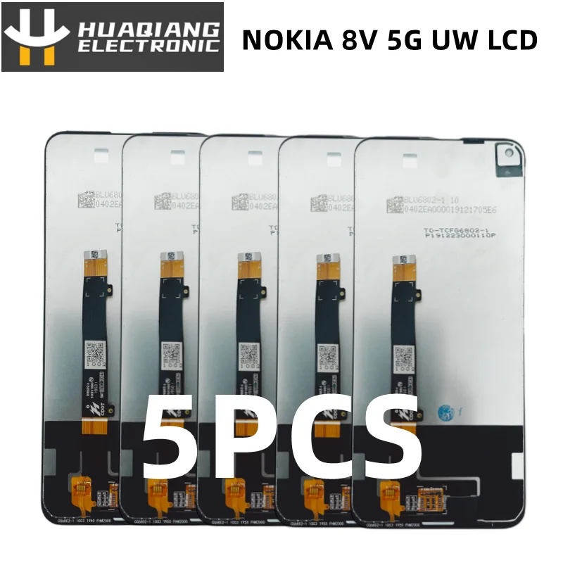 

5PCS For Nokia 8V 5G UW 100% NEW Original LCD Display Touch Screen Digitizer Assembly Replacement Repair Parts Free Shipping