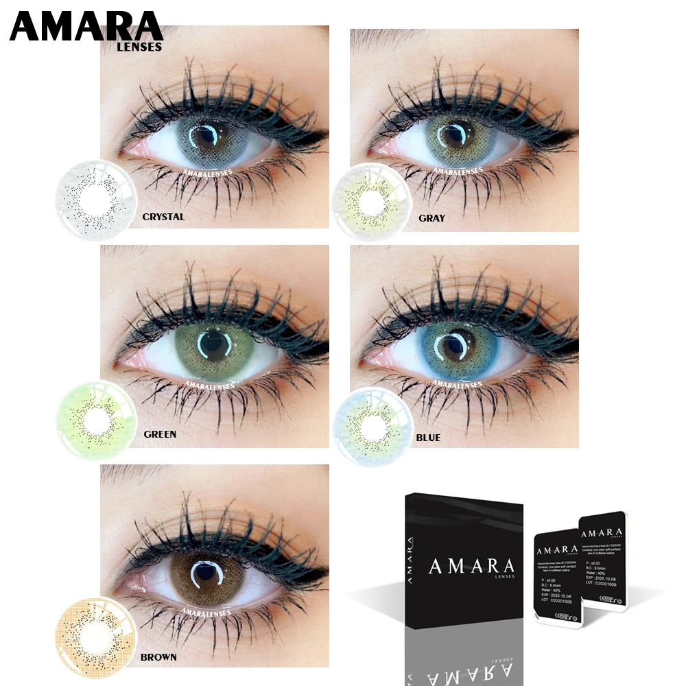

New Arrival 1Pair Ocean Cosmetic Contact Lenses Colored Lenses for Eyes