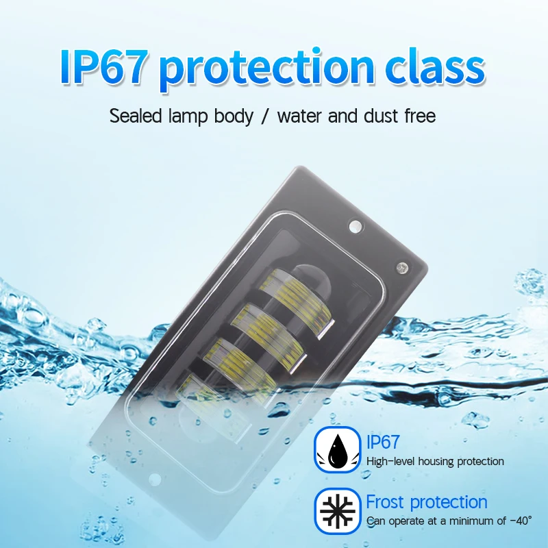 Противотуманные фары 40 Вт пластиковые фонари дневные ходовые огни белый