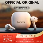 Оригинальные беспроводные наушники Lenovo LP40, TWS, Bluetooth 5,0, двойное Стерео шумоподавление, управление басами, длительный режим ожидания, спортивные наушники