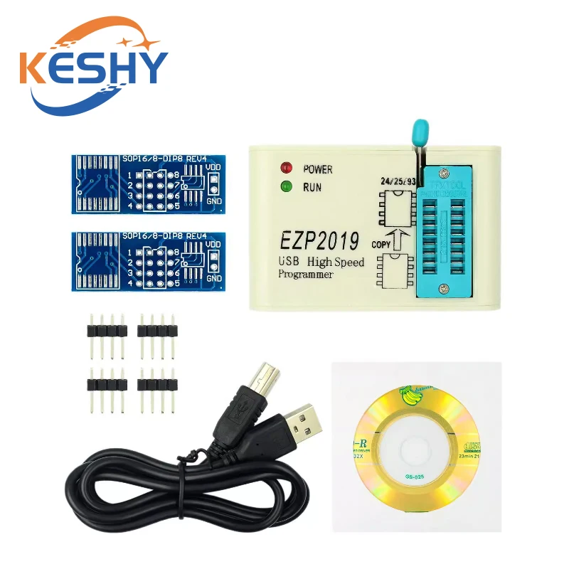 Фото USB Высокоскоростной программатор EZP2019 24/25/93 EZP2010 2013 SOP8 SOP16 сгорающий блок EZP20 №4