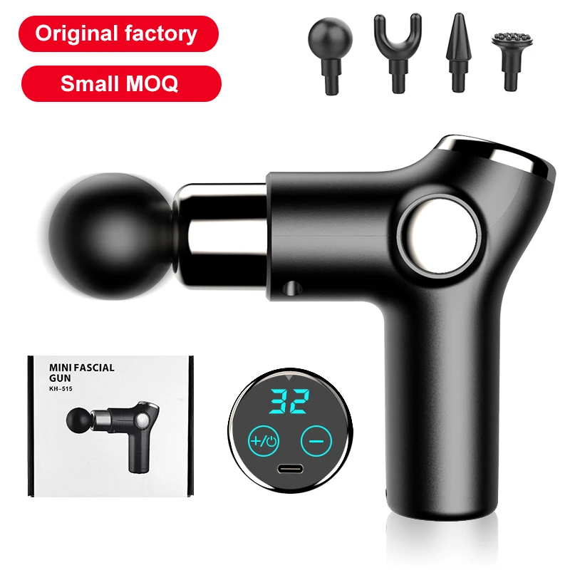 

Massage Gun 32 Speeds Deep Tissue Percussion Fitness Portable Fascial Gun Neck Back Leg Massager Muscle Relaxation Pain Relief